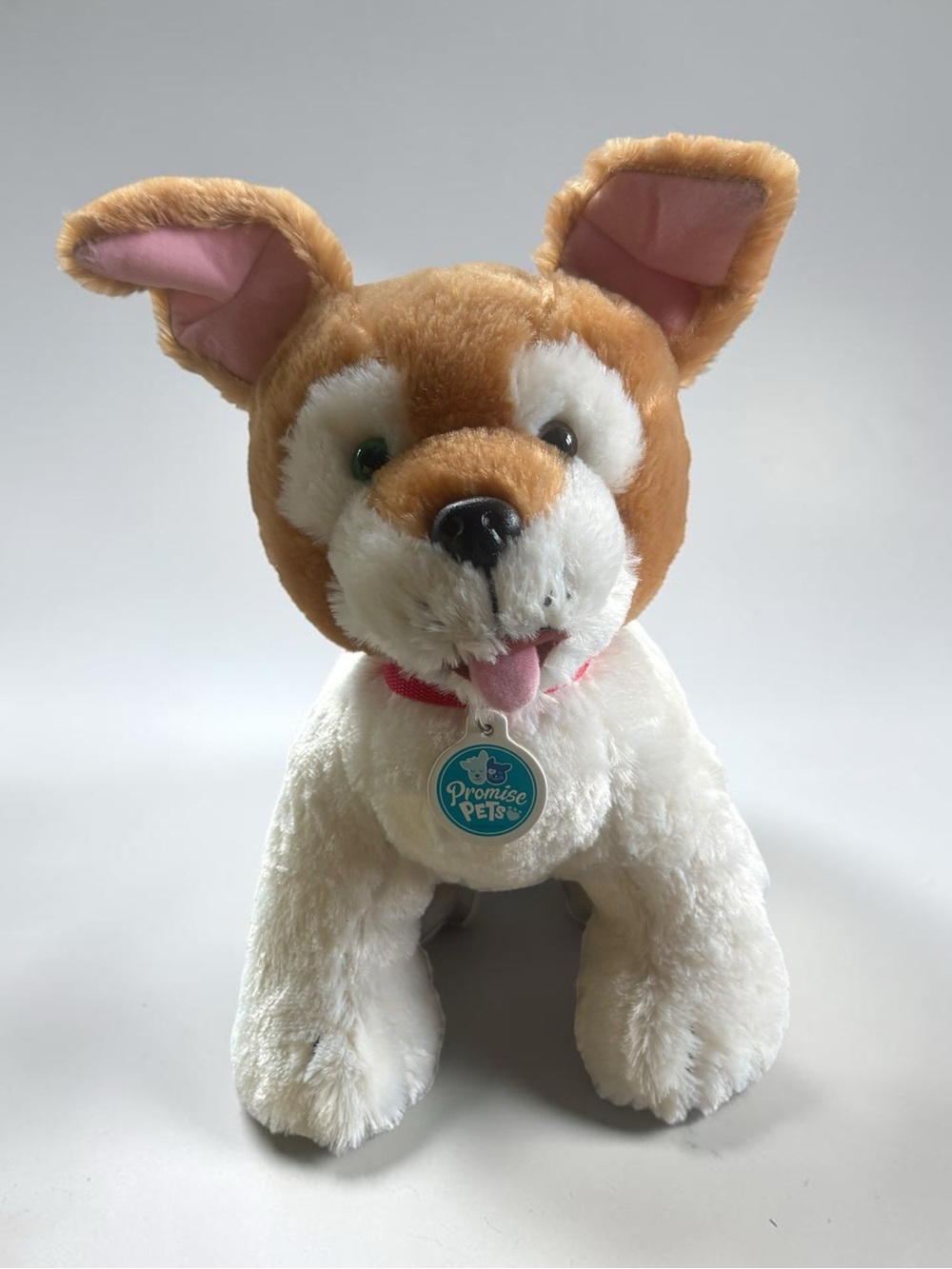 Build-A-Bear White & Brown Puppy Plush Dog Heterochromia Eyes 2022